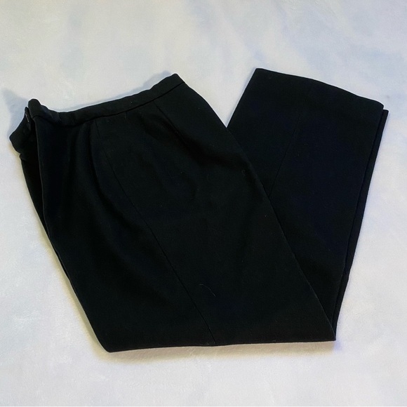 Vintage Pendleton Virgin Wool Trouser Pants High Rise Black Size 10 - Picture 6 of 10